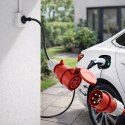 Qoltec Adapter siłowy | gniazdo CEE 32A 5P 400V na SCHUKO 230V | max 16A | 3.5 kW