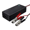 Qoltec Automatyczna ładowarka do akumulatora AGM GEL STD | Prostownik 12V | 4A | 48W | LED | Kabel 1.8m
