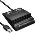 Qoltec Inteligentny czytnik chipowych kart ID SCR-0636 | USB typu C
