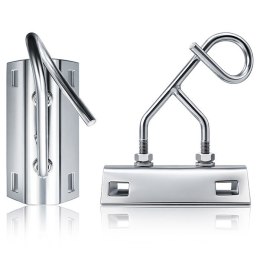 Qoltec Przelotowy uchwyt / wieszak do kabli | MBL: 4kN