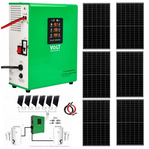 Zestaw solarny do grzania wody Green Boost 3000/2610W 6xPanel 435W