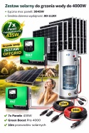 Zestaw solarny do grzania wody Green Boost 4000/3045W 7xPanel 435W