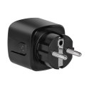 Gniazdo WiFi Kruger&Matz Connect P4 Czarne Tuya