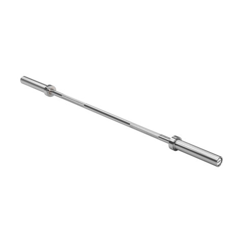 Gryf olimpijski prosty 50 mm z łożyskami, sztanga olimpijska z łożyskami 150cm 12.5kg REBEL ACTIVE