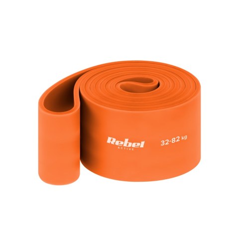 Guma do ćwiczeń TPE - Power Band PT-7, pomarańczowa 32-82 kg REBEL ACTIVE