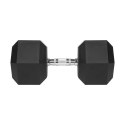 Hantel żeliwny gumowany HEX 40 kg REBEL ACTIVE