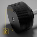 Hantel żeliwny regulowany automat 36 kg, skok co 1kg, REBEL ACTIVE
