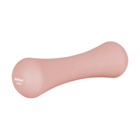 Hantelki żeliwne neoprenowe 2x0.5kg, REBEL ACTIVE