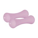 Hantelki żeliwne neoprenowe 2x2kg, REBEL ACTIVE
