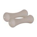 Hantelki żeliwne neoprenowe 2x4kg, REBEL ACTIVE