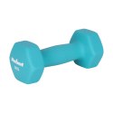 Hantelki żeliwne neoprenowe HEX 2x3kg, REBEL ACTIVE