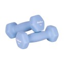 Hantelki żeliwne neoprenowe HEX zestaw 30kg (2x1kg+2x2kg+2x3kg+2x4kg+2x5kg), REBEL ACTIVE