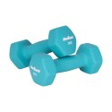 Hantelki żeliwne neoprenowe HEX zestaw 30kg (2x1kg+2x2kg+2x3kg+2x4kg+2x5kg), REBEL ACTIVE