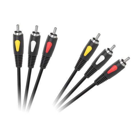 Kabel 3RCA-3RCA 3.0m Cabletech Eco-Line