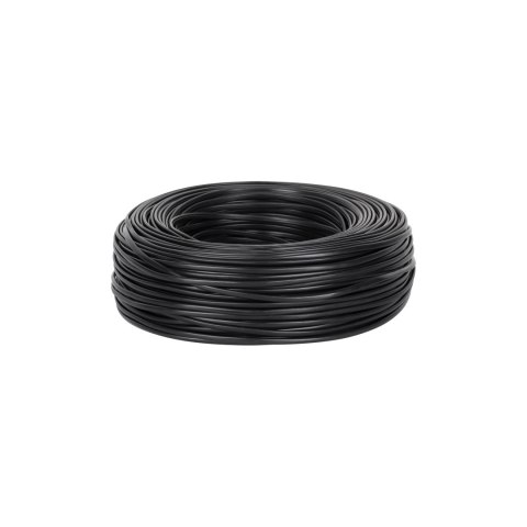 Kabel telefoniczny 2C czarny 100m LXK510