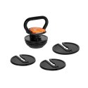 Kettlebell żeliwny automatyczny regulowany 9 kg, REBEL ACTIVE