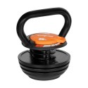Kettlebell żeliwny automatyczny regulowany 9 kg, REBEL ACTIVE
