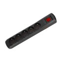 Listwa zasilająca R5 5g 1.5m czarna ARcon