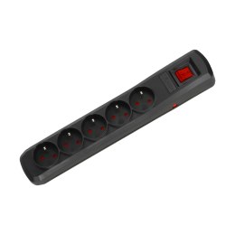 Listwa zasilająca R5 5g 5m czarna ARcon