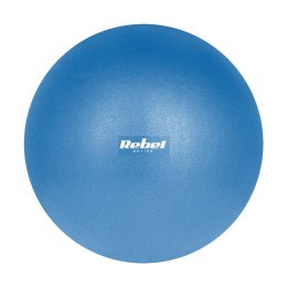 Mini piłka gimnastyczna do pilates rehabilitacyjna 25cm, kolor niebieski , REBEL ACTIVE