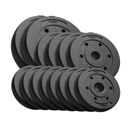 Obciążenie bitumiczne zestaw 30kg ( 8x1.25kg + 4x2.5kg + 2x5kg ), otwór 31mm, REBEL ACTIVE