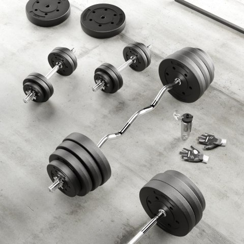 Obciążenie bitumiczne zestaw 30kg ( 8x1.25kg + 4x2.5kg + 2x5kg ), otwór 31mm, REBEL ACTIVE