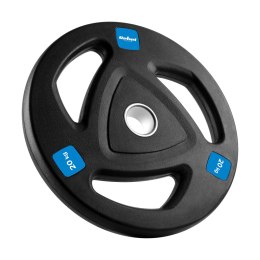 Obciążenie żeliwne olimpijskie gumowane 20kg, otwór 51mm , REBEL ACTIVE