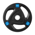 Obciążenie żeliwne olimpijskie gumowane zestaw 2x15kg, otwór 51mm , REBEL ACTIVE