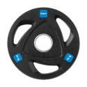 Obciążenie żeliwne olimpijskie gumowane zestaw 30kg ( 8x1.25kg + 4x2.5kg + 2x5kg ), otwór 51mm , REBEL ACTIVE