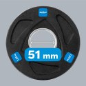 Obciążenie żeliwne olimpijskie gumowane zestaw 4x1.25kg, otwór 51mm , REBEL ACTIVE