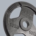 Obciążenie żeliwne olimpijskie zestaw 2x10kg, otwór 51mm, talerz z uchwytami, REBEL ACTIVE
