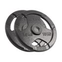 Obciążenie żeliwne olimpijskie zestaw 2x15kg, otwór 51mm, talerz z uchwytami, REBEL ACTIVE