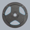 Obciążenie żeliwne olimpijskie zestaw 2x15kg, otwór 51mm, talerz z uchwytami, REBEL ACTIVE