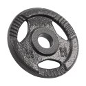 Obciążenie żeliwne olimpijskie zestaw 4x2.5kg, otwór 51mm, talerz z uchwytami, REBEL ACTIVE