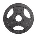 Obciążenie żeliwne olimpijskie zestaw 4x5kg, otwór 51mm, talerz z uchwytami, REBEL ACTIVE