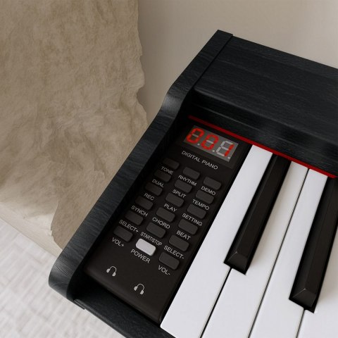 Pianino cyfrowe Kruger&Matz KMDP-45P , kolor czarny mat
