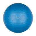 Piłka gimnastyczna rehabilitacyjna 75cm z pompką ręczną, kolor niebieski , REBEL ACTIVE