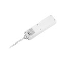 Przedłużacz 3 gniazda 3m typu francuskiego z przełącznikiem (3x1,5mm) Rebel biały