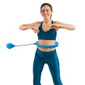Smart Hula Hop odchudzające koło z wypustkami i obciążeniem 50cm, niebieskie, REBEL ACTIVE