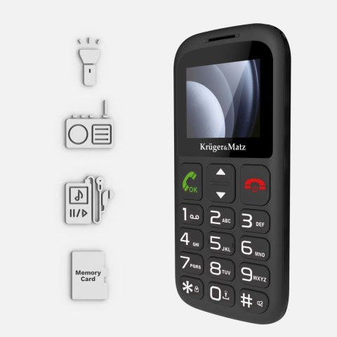 Telefon GSM dla seniora Kruger&Matz Simple 923