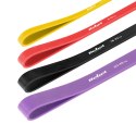Zestaw gum do ćwiczeń TPE - Power Band PT-S7, 4-82 kg, 7 gum TPE, REBEL ACTIVE