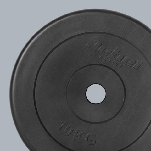 Obciążenie bitumiczne zestaw 2x10kg, otwór 31mm, talerz klasyczny, REBEL ACTIVE