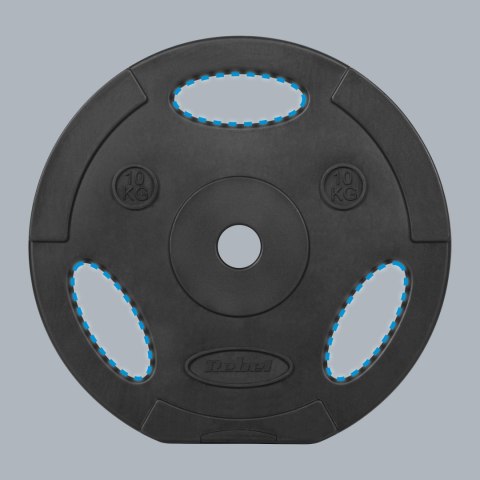 Obciążenie bitumiczne zestaw 2x10kg, otwór 31mm, talerz z uchwytami, REBEL ACTIVE