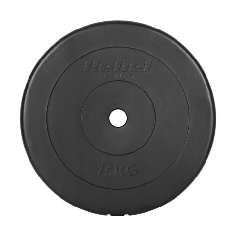 Obciążenie bitumiczne zestaw 2x15kg, otwór 31mm, talerz klasyczny, REBEL ACTIVE
