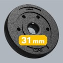Obciążenie bitumiczne zestaw 4x1.25kg, otwór 31mm, REBEL ACTIVE
