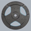 Obciążenie żeliwne 20kg, otwór 31mm, talerz z uchwytami, REBEL ACTIVE