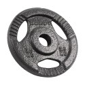 Obciążenie żeliwne zestaw 4x2.5kg, otwór 31mm, talerz z uchwytami, REBEL ACTIVE
