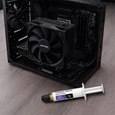 Qoltec Pasta termoprzewodząca 3.05 W/m-K | 1g | Złota
