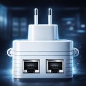 Qoltec Wzmacniacz sygnału WiFi 6 | Repeater | Access Point | AX1200 Mb/s | 6 Anten | 2x RJ45 | 128MB