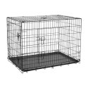 Metalowa klatka dla psa, kojec, rozmiar XXXL 122x76x83 cm , REBEL ANIMALS